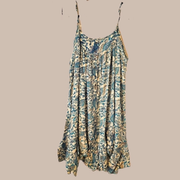 KARMA Hwy *3 Prints Avail* Teal Babydoll Mini Fluffer Dress OS NWT - Picture 5 of 8